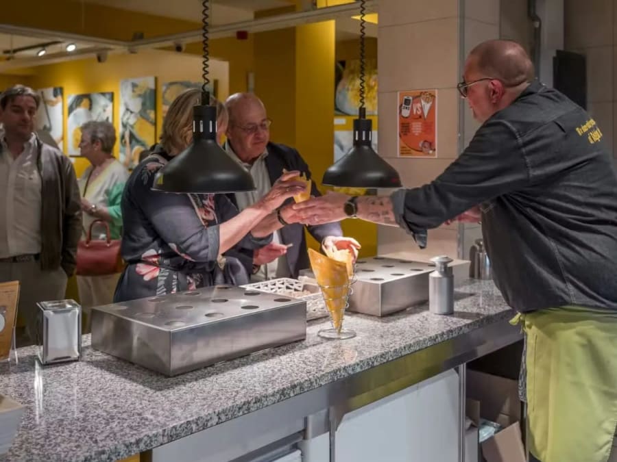 Entrada para el Museo de la Frite de Bruselas