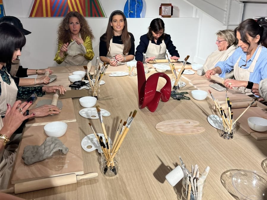 Atelier créatif de sculpture argile à la Fondation Cherqui (93)