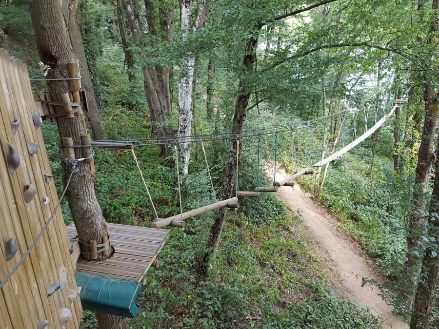 Accrobranche park at Sidiailles near Montluçon (18)