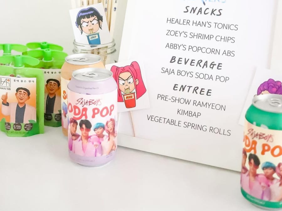 Anniversaire K-Pop Demon Hunters 6-15 ans à domicile en IDF