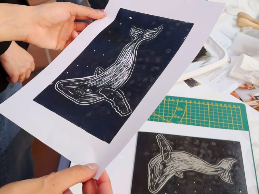 Atelier linogravure et apéro à Bordeaux (33)