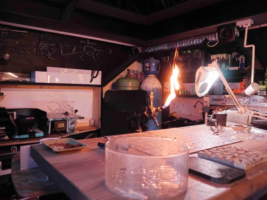 Atelier soufflage de verre à Marseille (13)