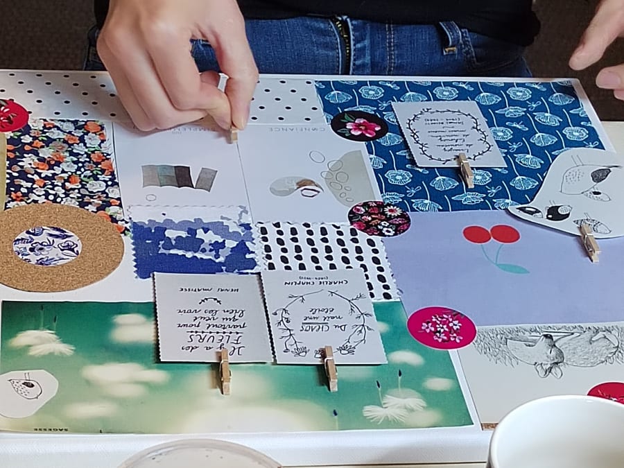 Atelier parent/enfant tableau de visualisation au Pellerin (44)