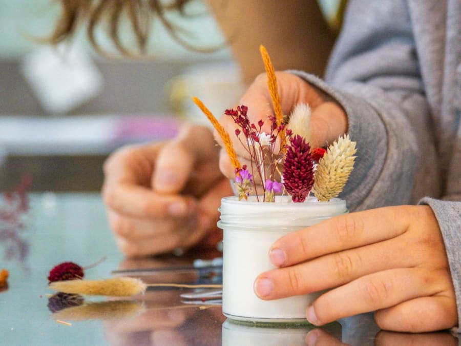 Atelier création de bougie et boule de bain à Poligny (39)