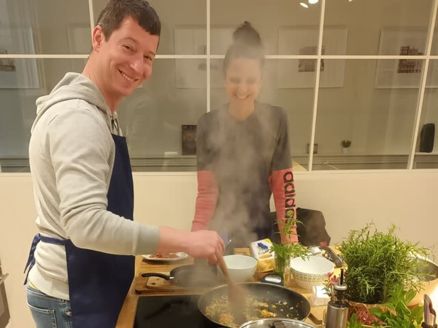 Spesa al mercato, corso di cucina e pranzo a La Coruña