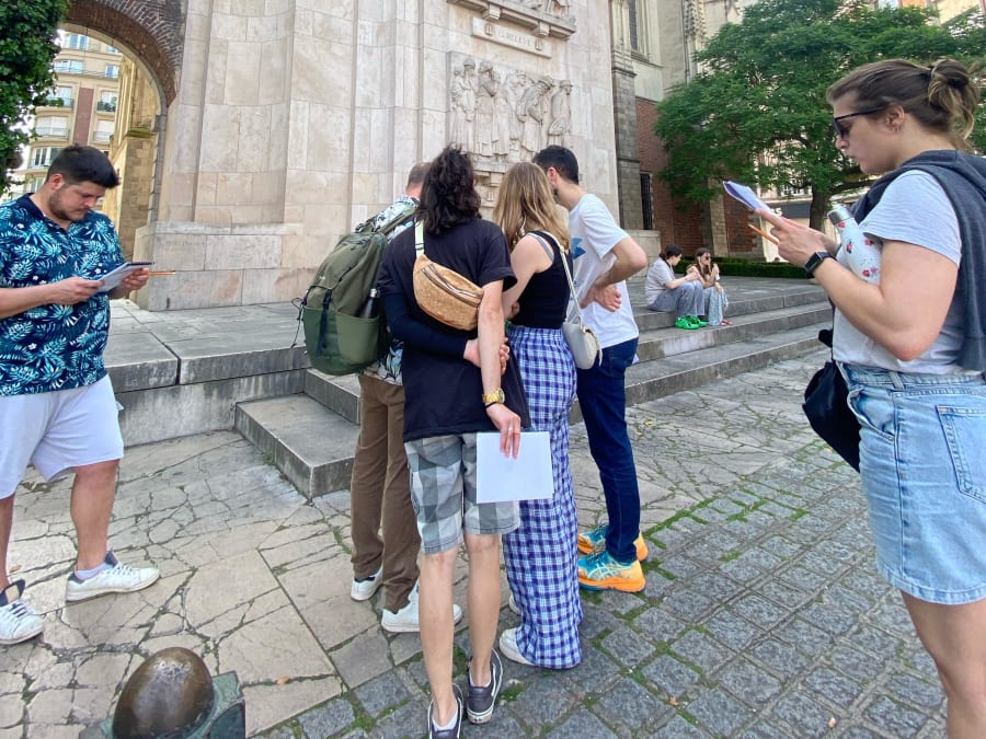 Búsqueda del tesoro animada en el casco antiguo de Lille (59)