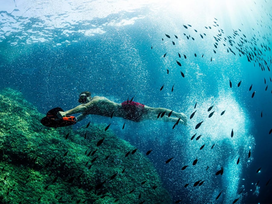 Underwater scooter tour of the calanques in Marseille (13)