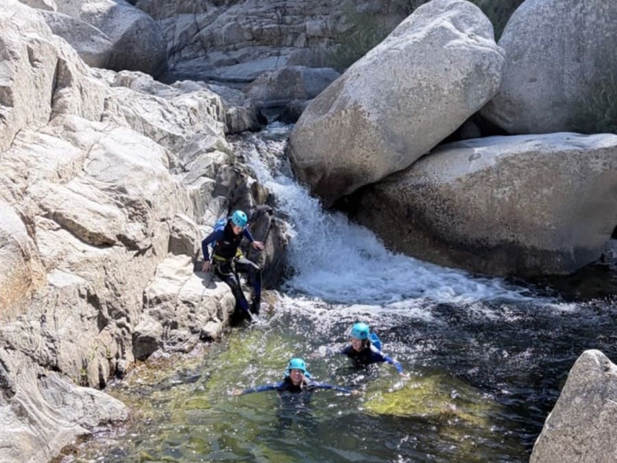 Halve dag kennismaking met canyoning in de Canyon du Bas Chassezac