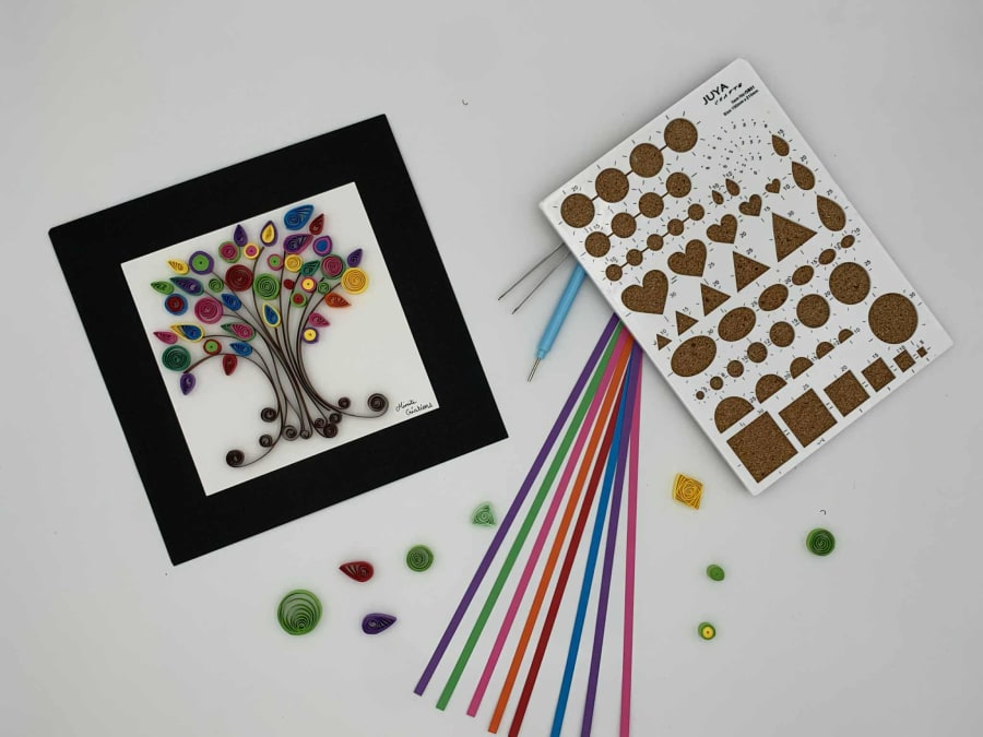 Quiling paper art workshop in Lohéac (35)