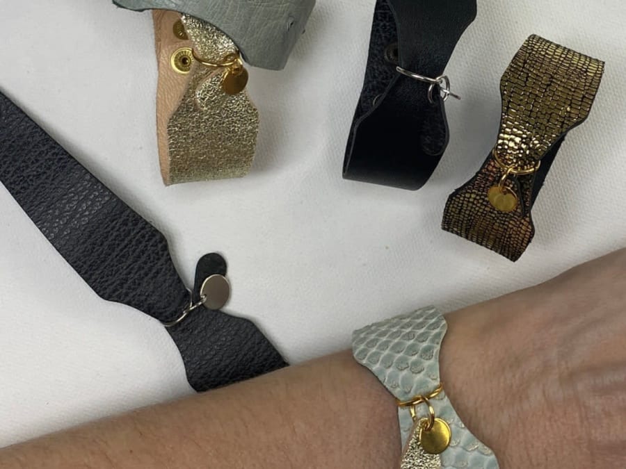 Workshop voor het maken van leren sieraden in Colombes (92)