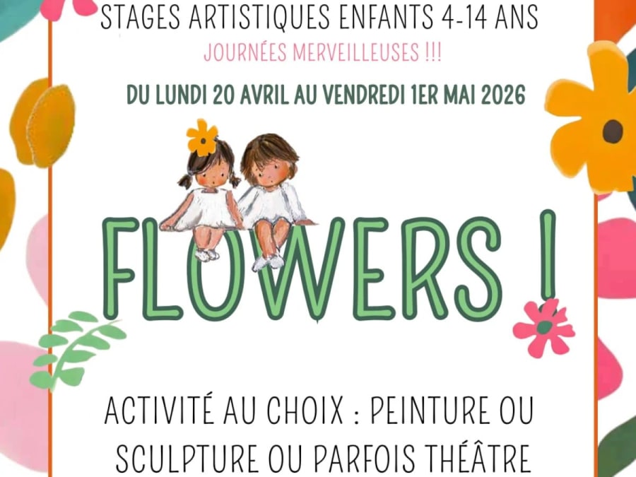 Stage vacances artistiques 4-14 ans à Boulogne-Billancourt (92)