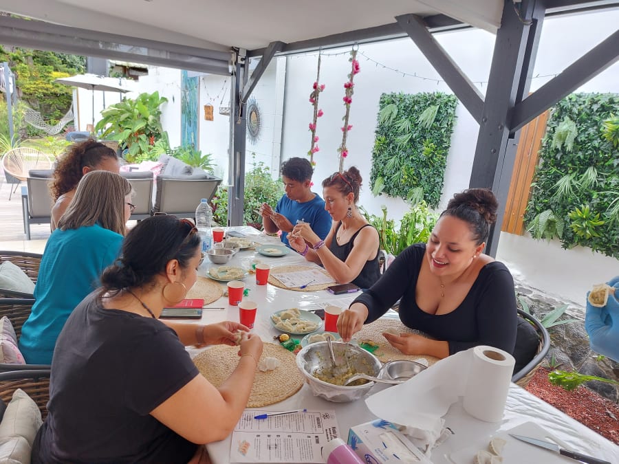 Taller de cocina coreana en Sainte-Clotilde (97)
