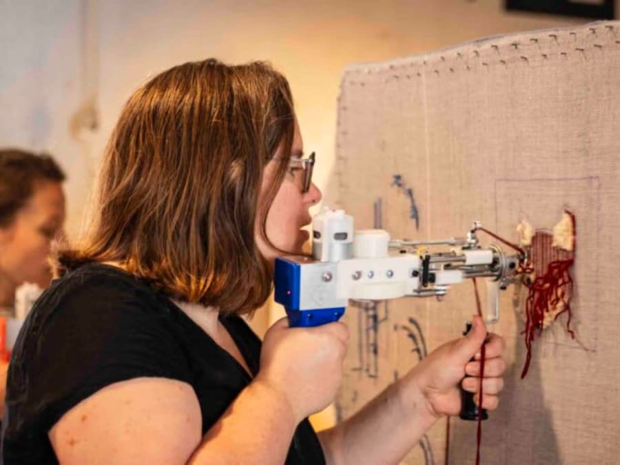 Atelier d'initiation au tufting à Chambéry (73)
