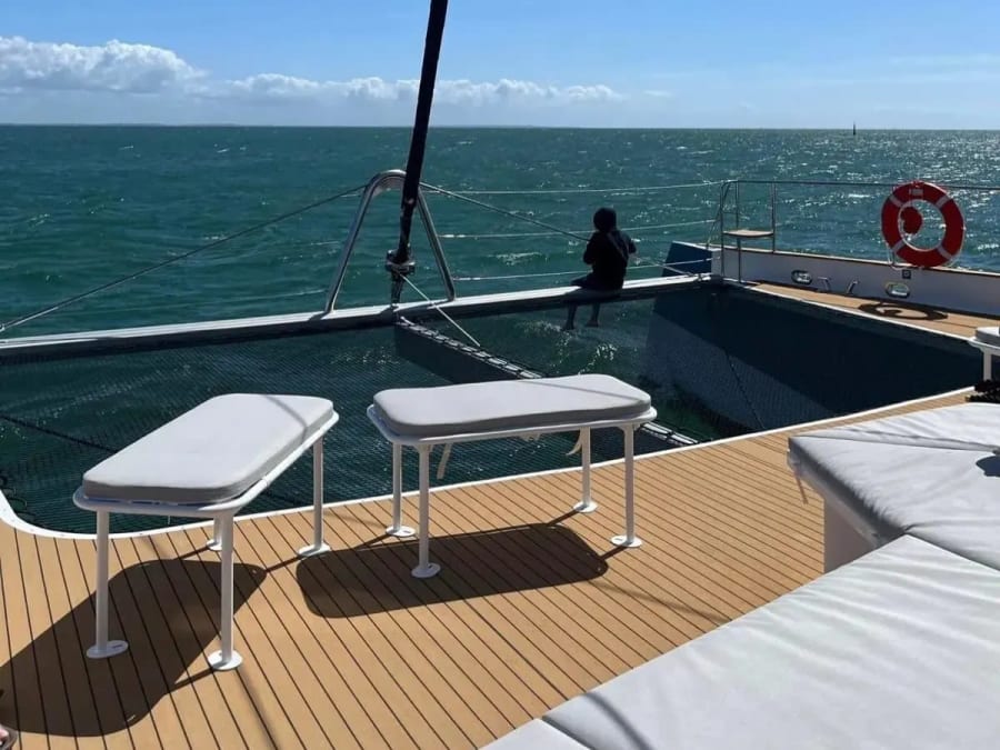 Croisière matinale en catamaran depuis Arzon (56)