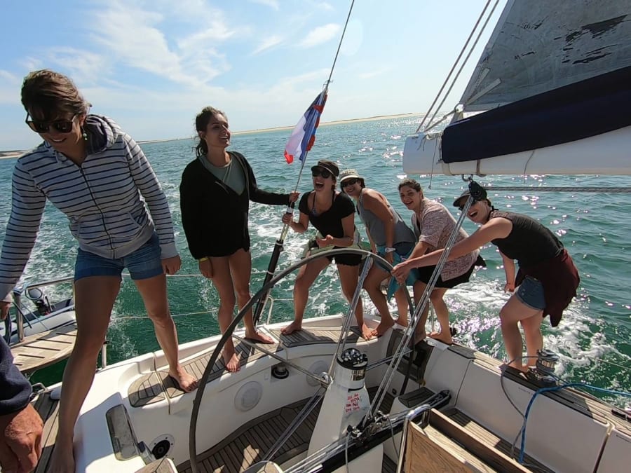 Croisière en voilier formule EVG & EVJF sur le bassin d'Arcachon