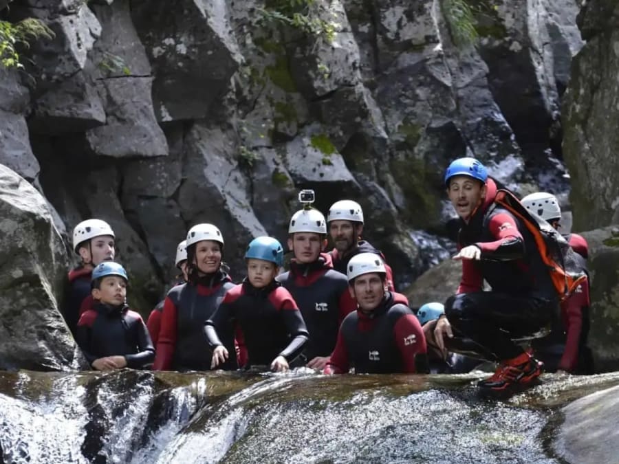 Canyoning au canyon de la Haute Borne en Ardèche (07)