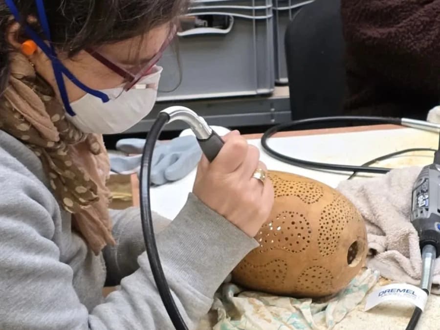 Atelier création d'une lampe en calebasse à Chaumont (52)