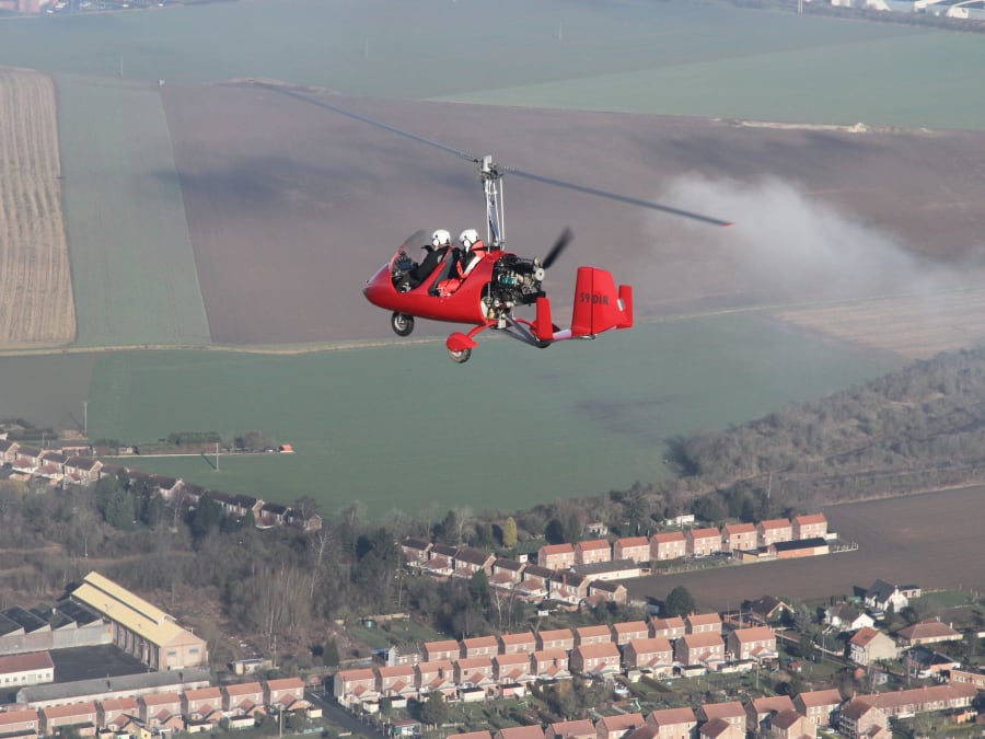 Baptême de l'air en ULM autogire à Valenciennes (59)