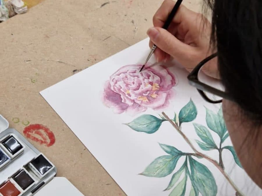 Taller de iniciación a la acuarela, Lyon 1er