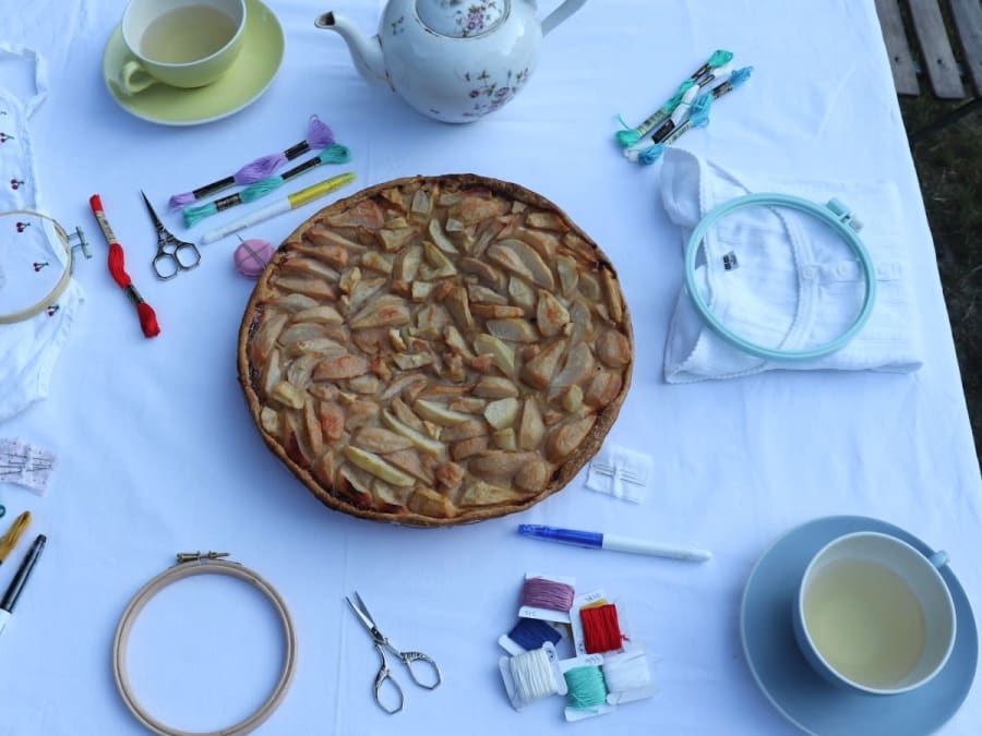 Atelier broderie & Tea Time à Paris 11ème