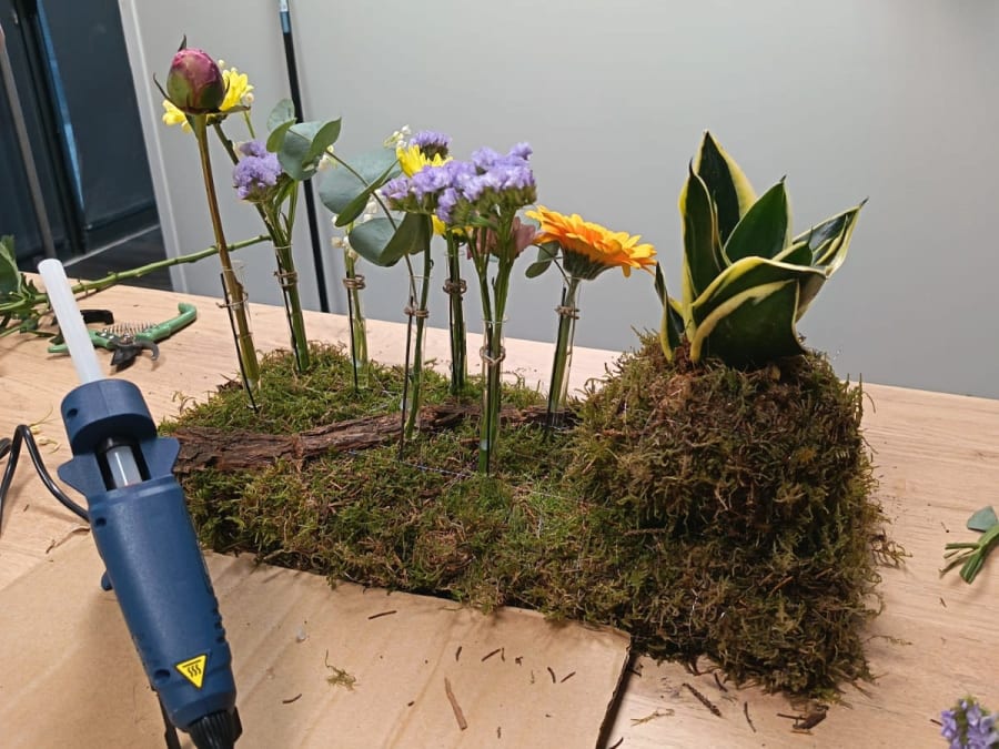 Atelier création d'un bouquet de fleurs fraiches à Poitiers (86)