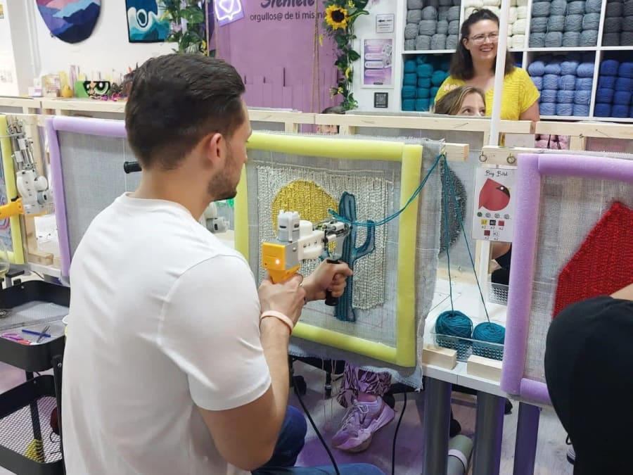 Taller de tufting en Valencia