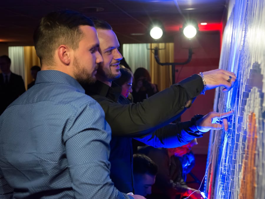 Team Building fresque string art participative