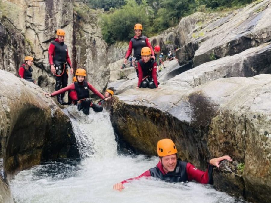 Canyoning-Tag für Fortgeschrittene in Chassezac (48)