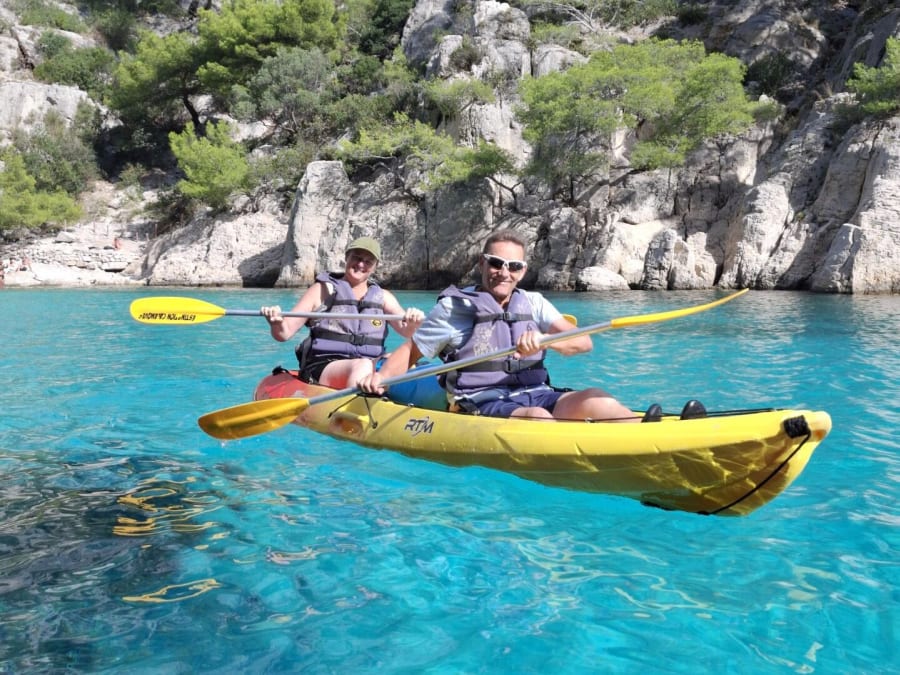 Après-midi kayak dans le Parc National des Calanques