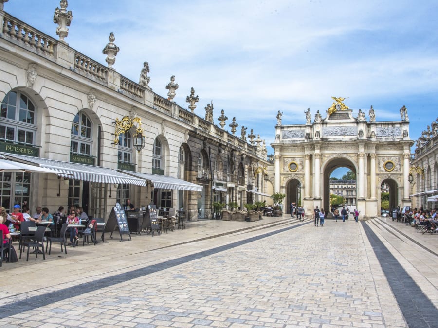 Urban rally in downtown Nancy