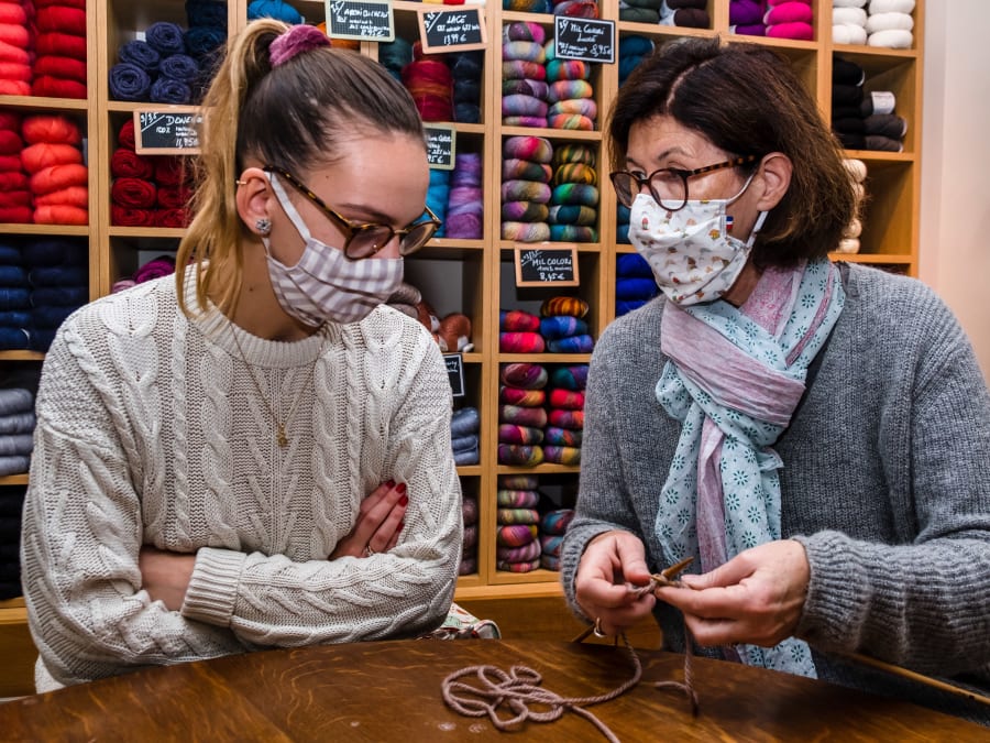 Atelier "Apprenez à tricoter des chaussettes" à Paris 17ème