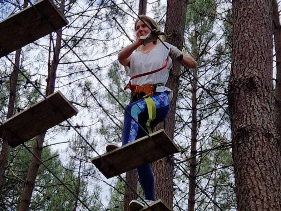 Accrobranche à Animalia Parc à Naujac-sur-Mer (33)