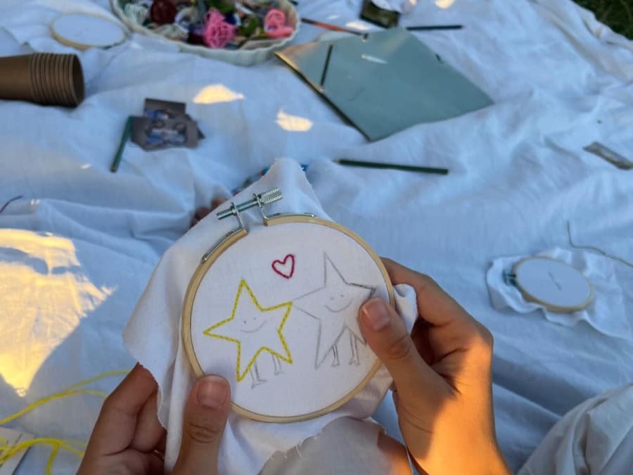 Team Building atelier broderie à Lyon 2ème