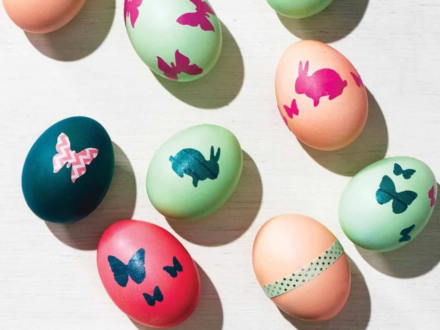 Peinture oeufs de Pâques à Paris 13ème