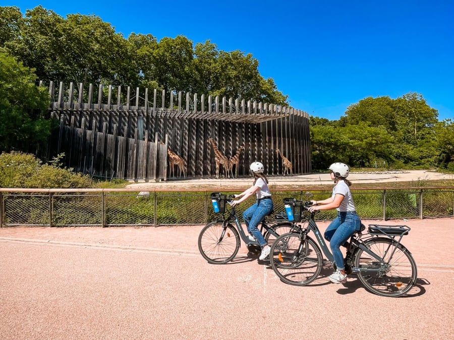 Balade à vélo au parc de la Tête d’or à Lyon (69)