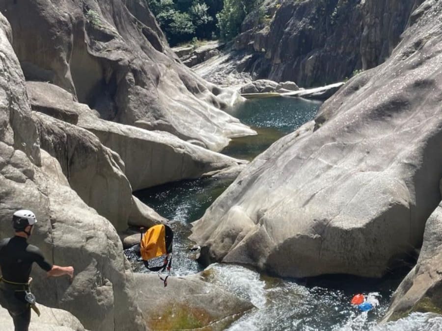 Sportliches Canyoning-Erlebnis: Der gesamte Chassezac (48)