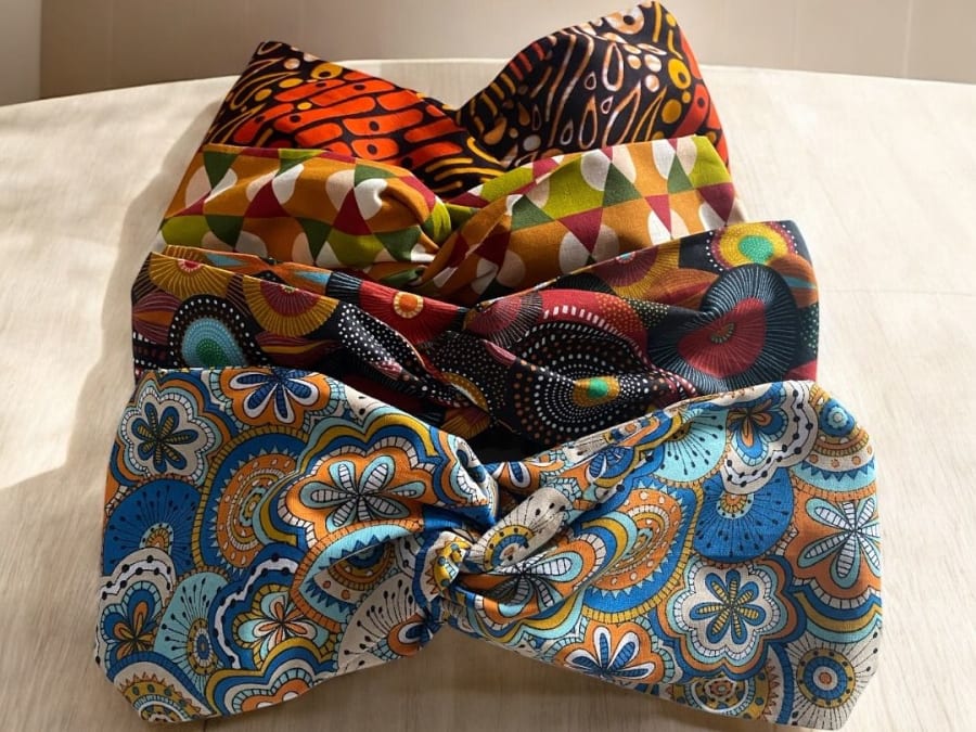 Wax fabric sewing workshop in Paris 10th arrondissement