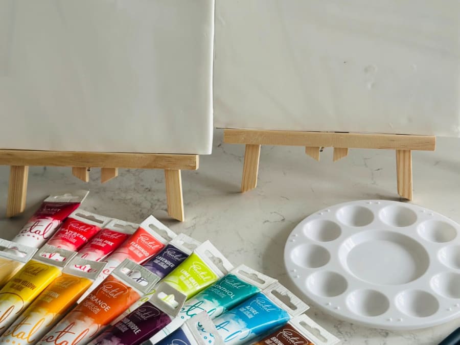 Taller de pintura comestible en el distrito 2 de París