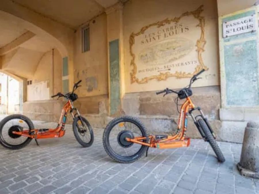 Giro in monopattino elettrico e street art a Versailles (78)