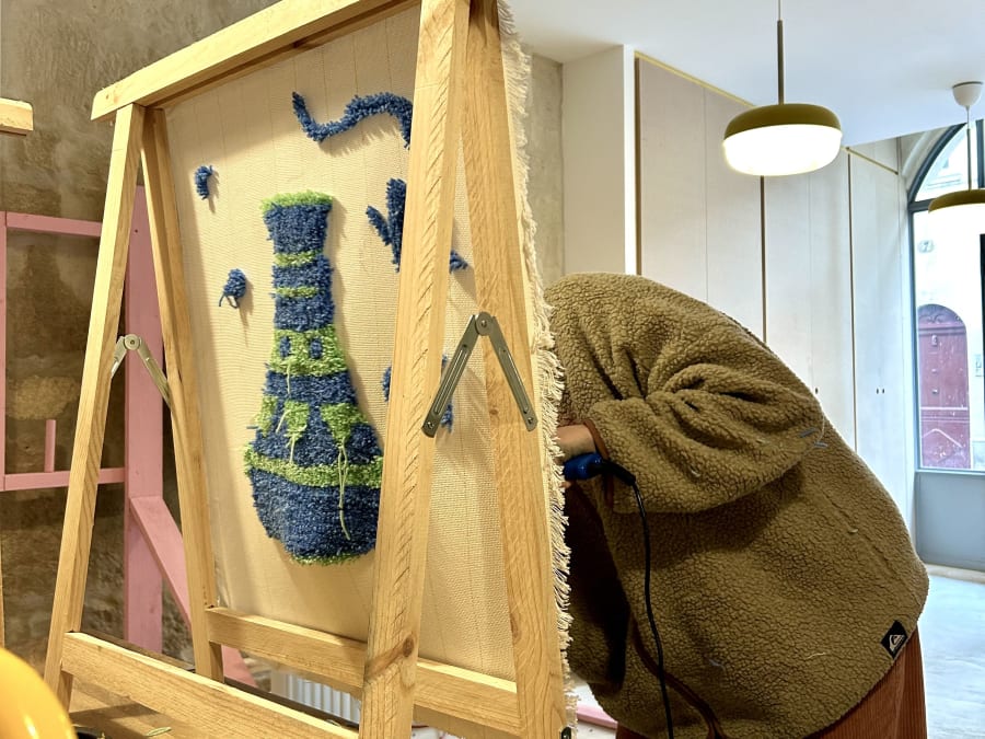 Atelier d'initiation au tufting à Montpellier (34)