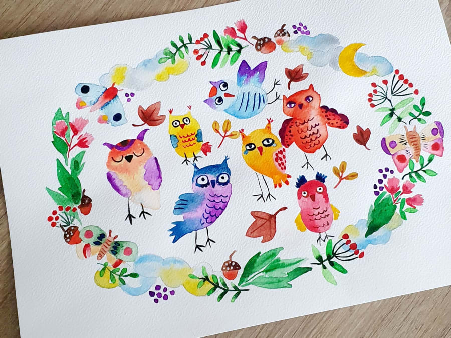 Atelier Aquarelle parent/enfant à Lille (59)