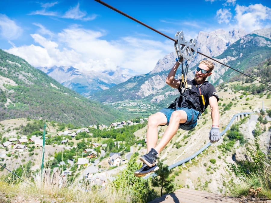 Tirolina gigante en las gargantas del Durance (05)