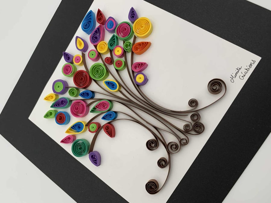 Quiling paper art workshop in Lohéac (35)