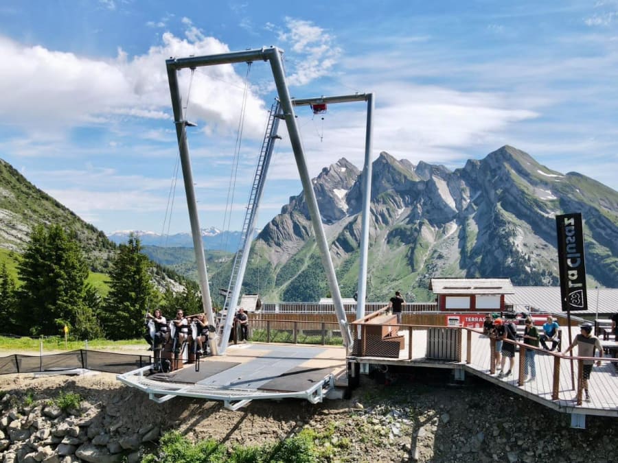 Bascule géante à La Clusaz (74)