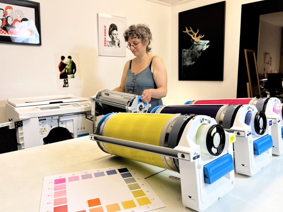 Team building Atelier risographie à Paris 12ème