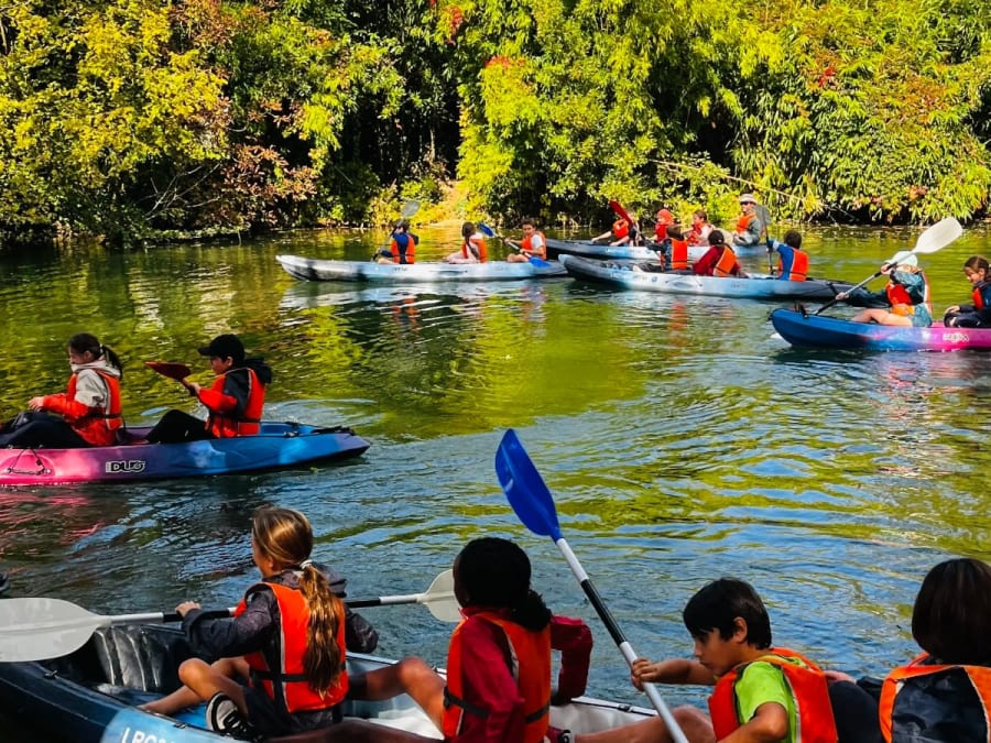 Balade nocturne en canoë et paddle à Poitiers (86) 
