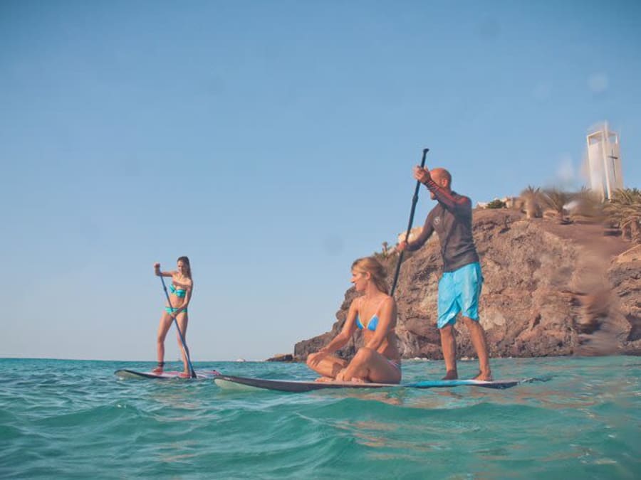 SUP-Schnupperkurs in der Bucht von Morro Jable