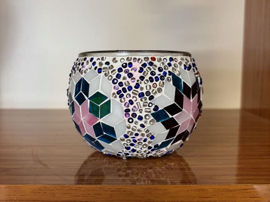 Mosaic lamp creation workshop in Villeurbanne (69)