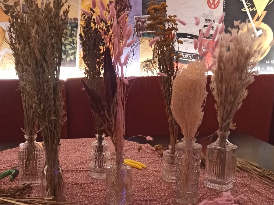 Atelier bouquet en fleurs séchées à Strasbourg (67)
