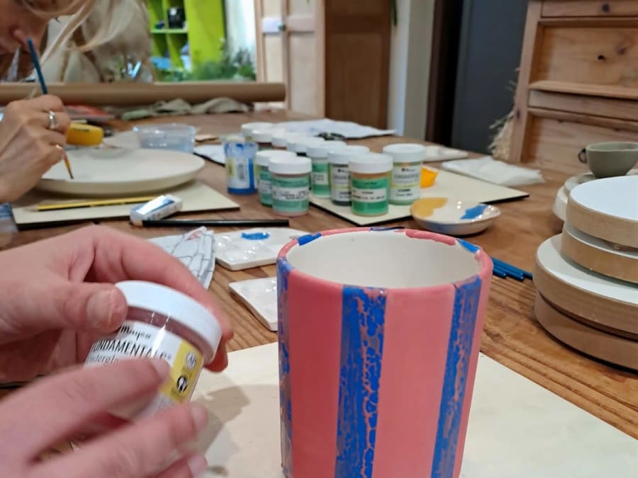 Atelier EVG/EVJF peinture sur céramique à Chasselay (69)